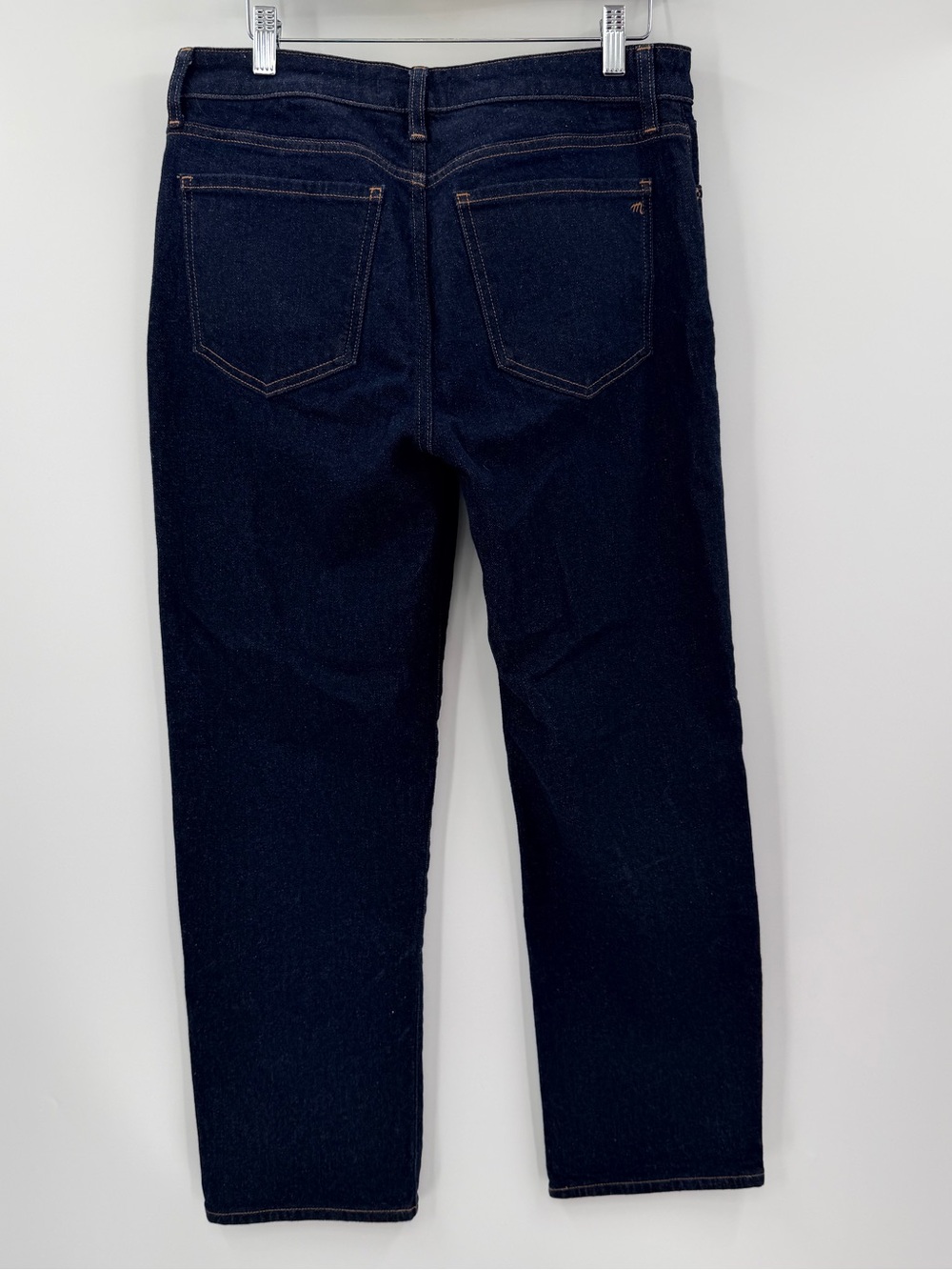 Madewell The Curvy Jules Slim Straight Boyfriend Jeans Dark Wash 29 - Picture 7 of 7